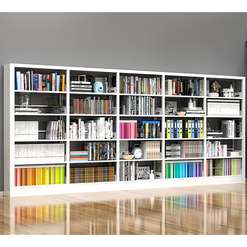 Steel and wood bookshelf is a perfect fusion of practicality and aesthetics - it is both a bookshelf and a decorative shelf