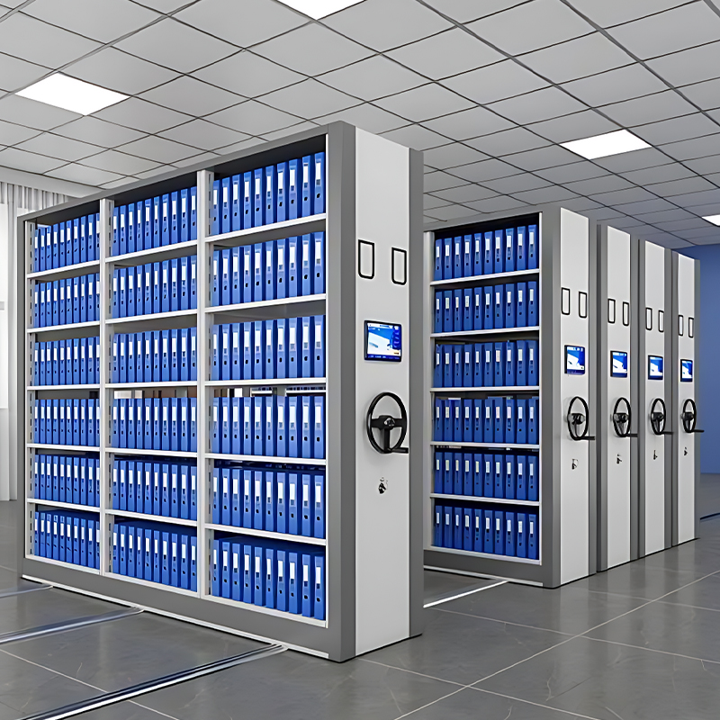 What are the specific improvements in intelligent compact shelving in terms of operational convenience?