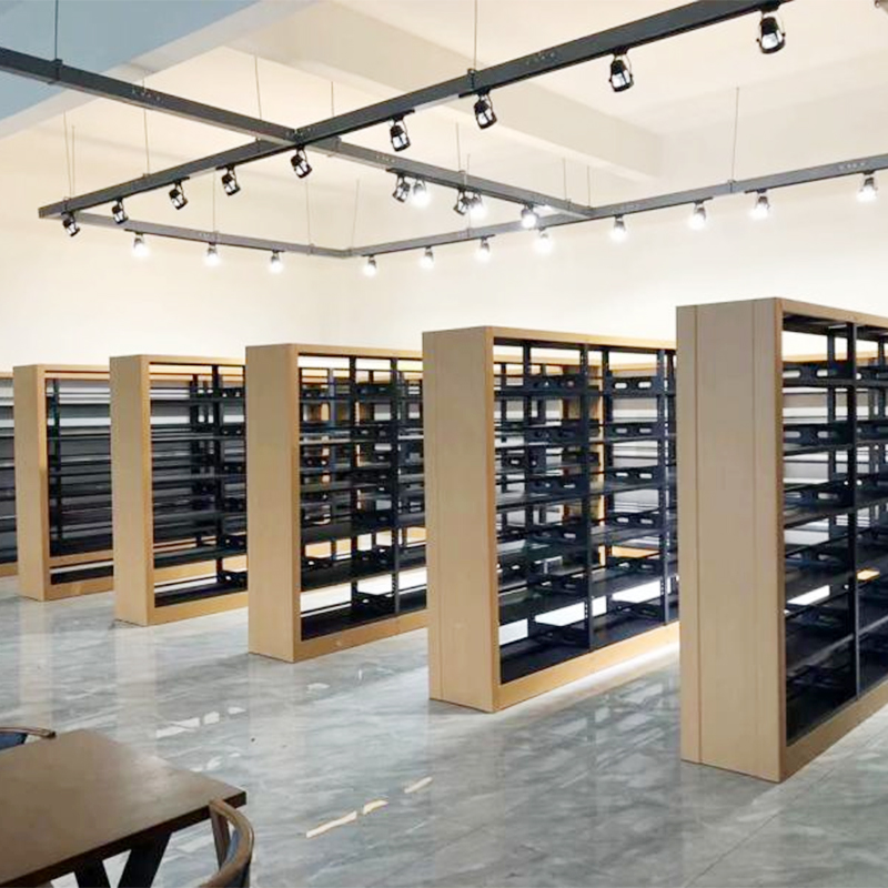 Is the steel and wood bookshelf surface easy to clean and maintain, resistant to friction from books, fingerprints, and everyday stains?